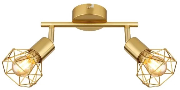 Globo 54802GB-2 - Bodové svietidlo XARA I 2xE14/40W/230V zlatá