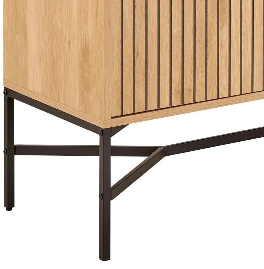 Komoda Jaipur 180 cm dub přírodní