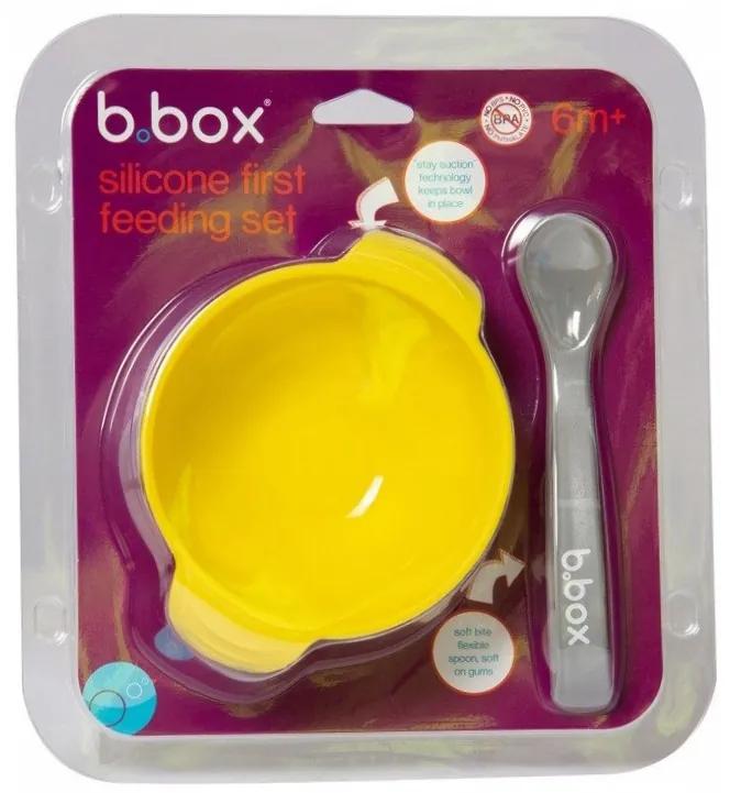 B.Box miska so silikónovou lyžičkou Farba: žltá