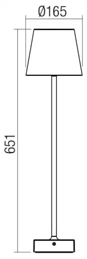 Redo 9126 - LED Vonkajšia lampa GIORGIO LED/7W/230V IP65 biela