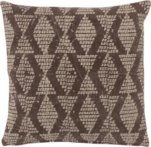 Čiernobiely vankúš s motívom diamantov Rayures - 45 * 45 cm