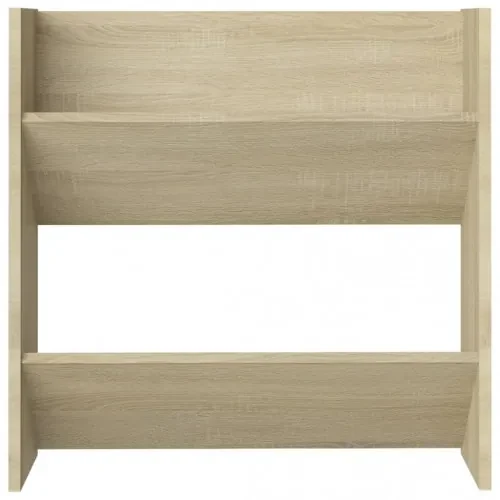 vidaXL Nástenné botníky 4 ks dub sonoma 60x18x60 cm drevotrieska-