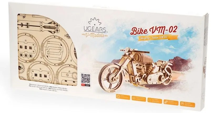Ugears 3D puzzle Motorka 189 ks