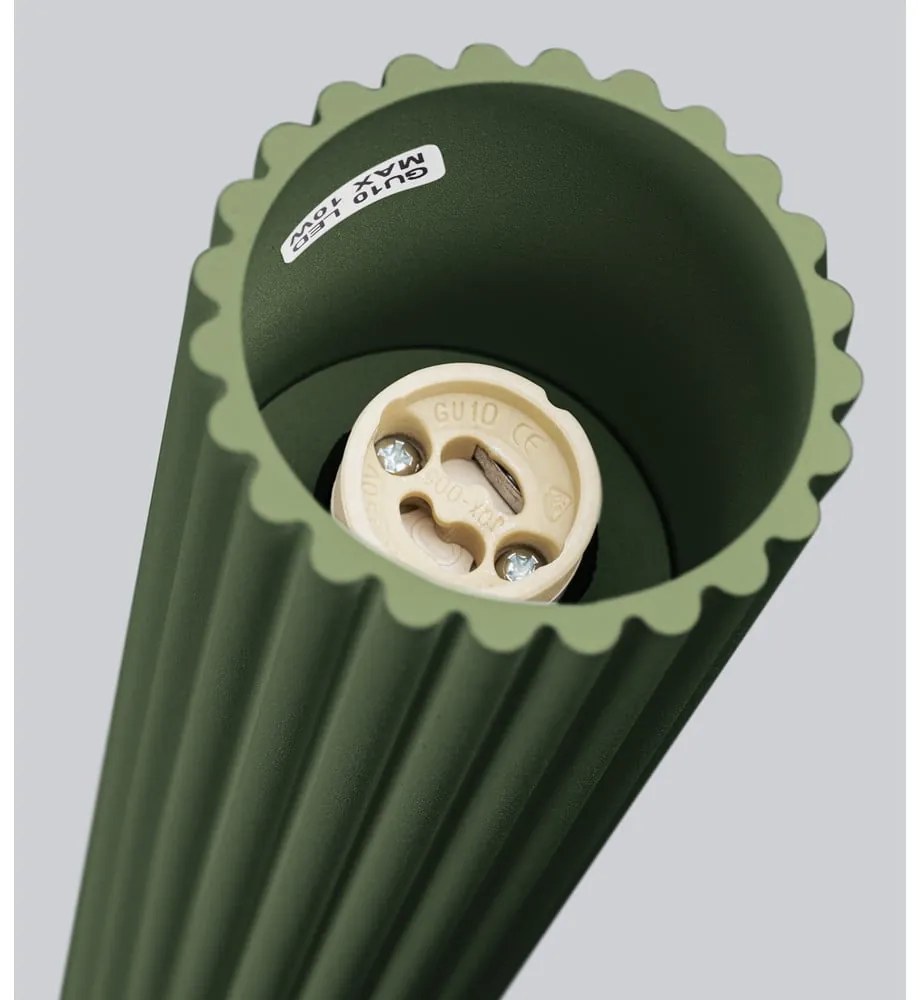 Zelené bodové svietidlo Gleam – Sollux