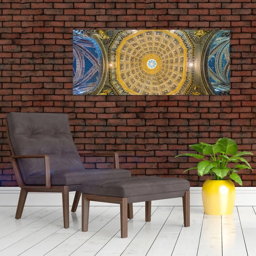 Obraz stropu Sienského kostola (120x50 cm)