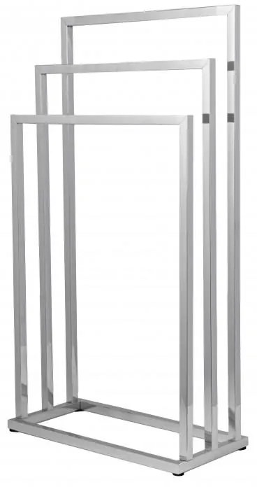 Erga Lonia, trojramenný vešiak na uteráky 41x22x85 cm, chrómová, ERG-YKA-P.LONIA3-CHR