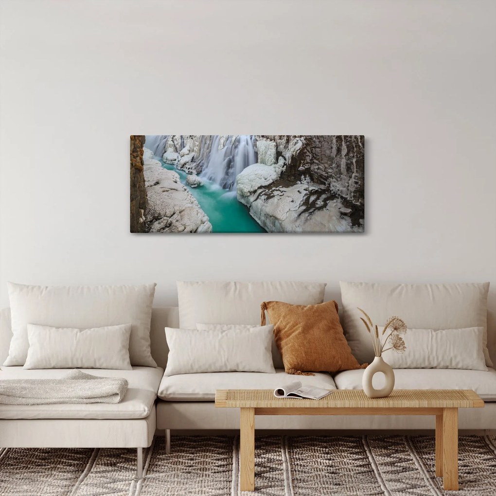Obraz - Islandská príroda (120x50 cm)