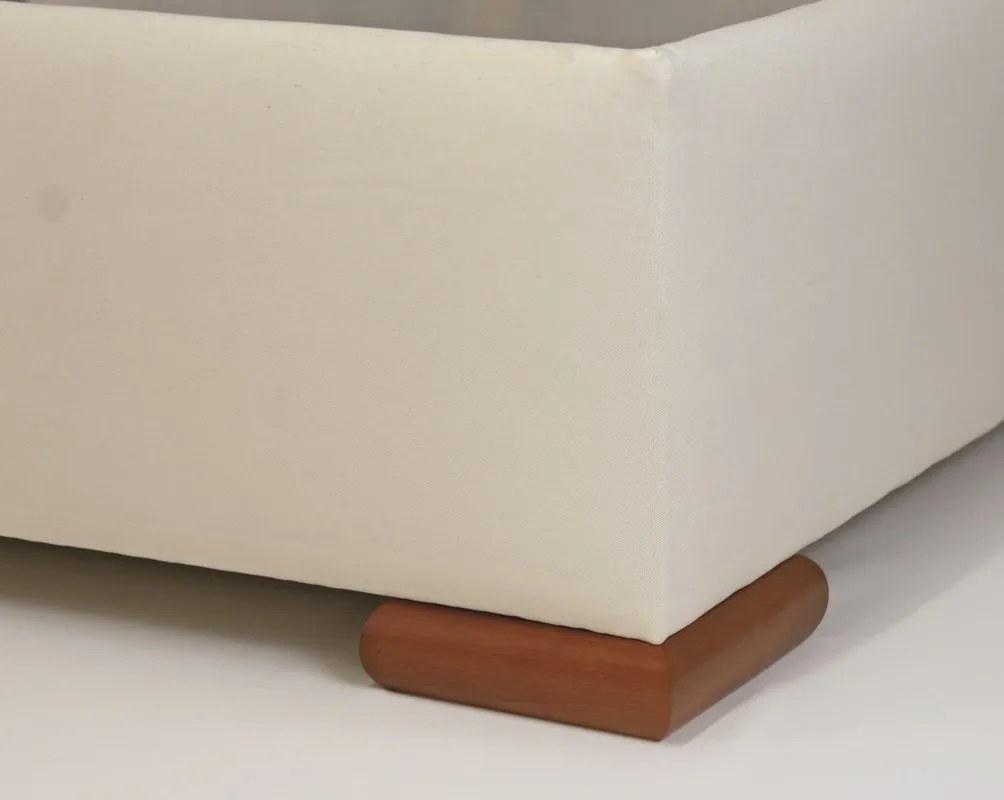 Posteľ BOX SPRING bez čiel Novo 80x200cm - béžová