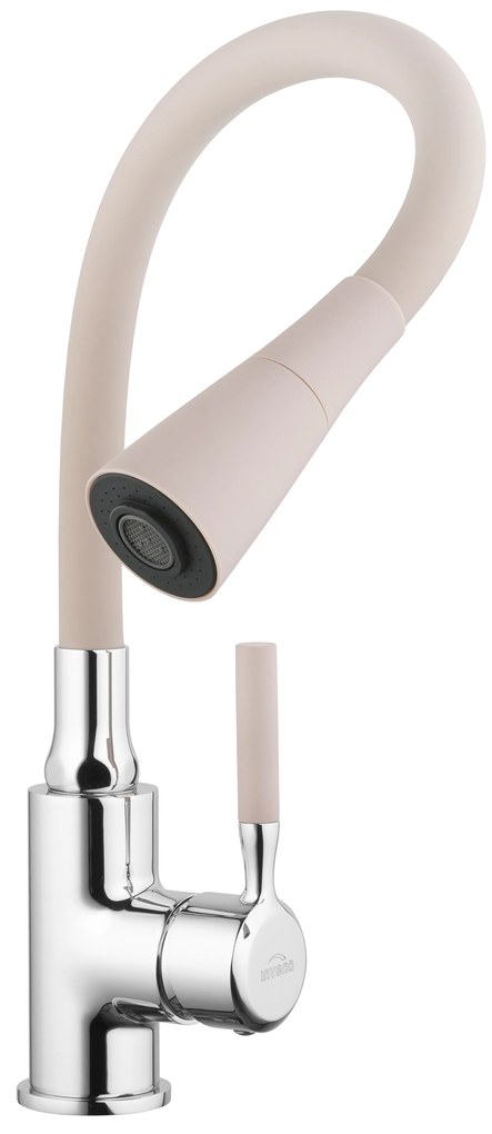 Invena Pogo, vysoká drezová batéria 2-funkčná, béžová-chróm, INV-BZ-80-L03-L
