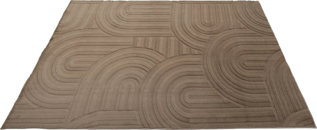 Kusový koberec Interstellar 501 Taupe, 160x230, hnedá, obývacia izba, Obsession