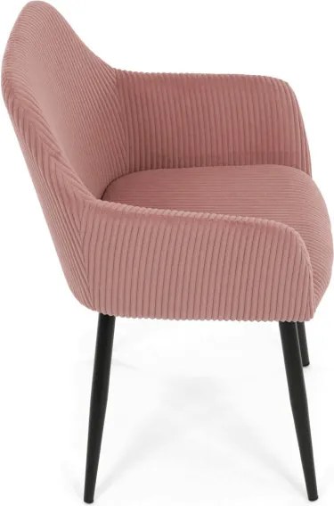Jedálenská stolička ružová DCH-V4009 PINK6