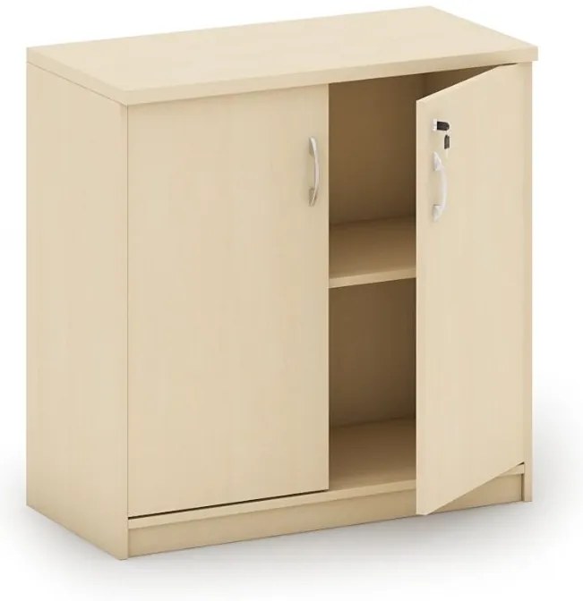 Kancelárska skriňa MIRELLI, 800 x 400 x 800 mm, breza