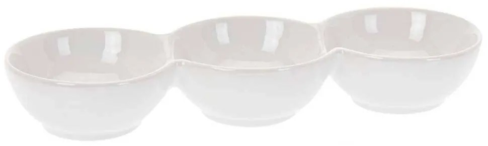 Keramická servírovacia miska Trio 24x8x3,3 cm
