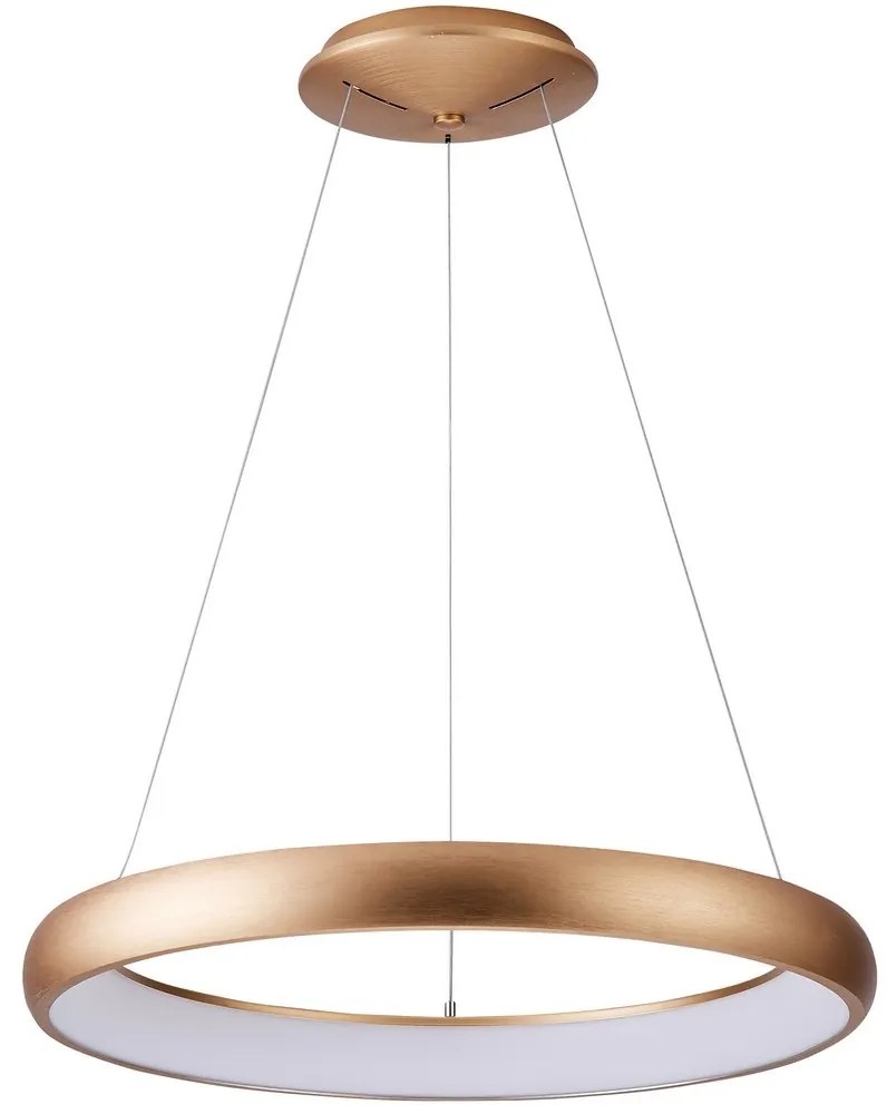 Azzardo AZ5067 - LED Stmievateľný luster na lanku ANTONIO LED/80W/230V zlatá + DO