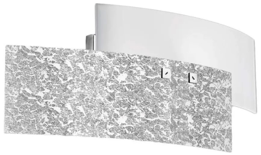 Gea Luce LARA A P arg - Nástenné svietidlo LARA 2xE14/42W/230V strieborná