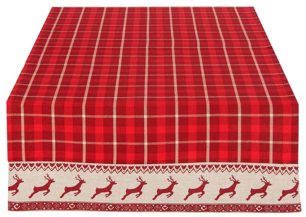 Behúň na stôl Nordic Christmas - 50 * 140 cm