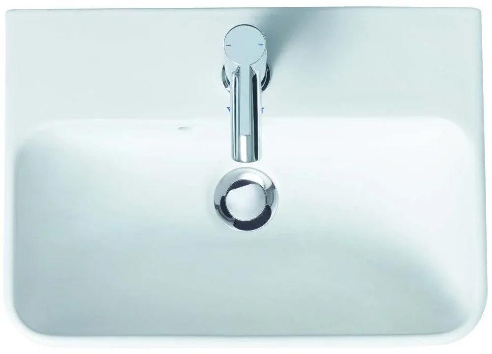 DURAVIT ME by Starck závesné umývadlo s otvorom, s prepadom, 600 x 460 mm, biela, 2335600000