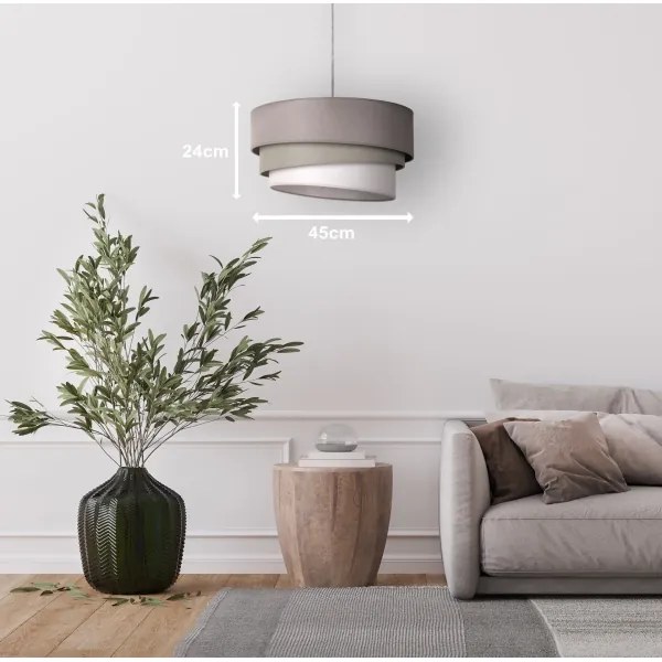 Duolla - Luster na lanku TRIO 1xE27/40W/230V pr. 45 cm