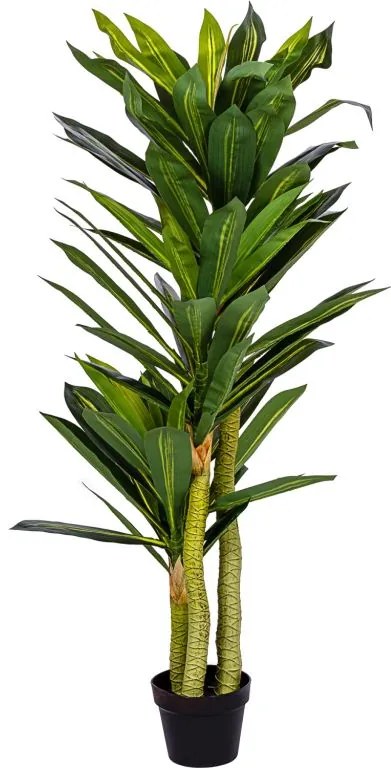 PLANTASIA umelý strom Dracaena 120 cm, 81 listov