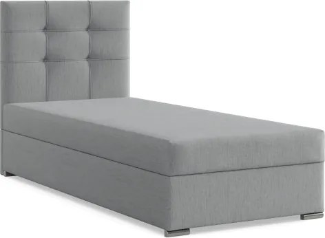 Čalúnená posteľ ELDA 90×200 cm svetlosivá