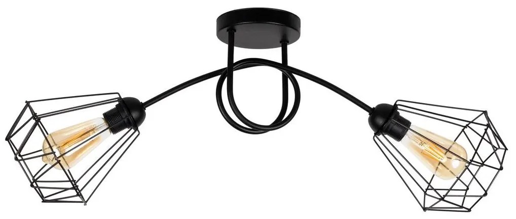 Prisadený luster DIAMENT 2xE27/60W/230V