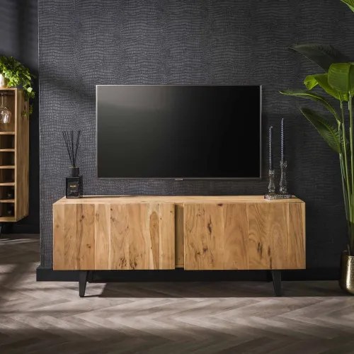 TV-skrinka 28-50 Block 135cm Drevo Acacia - Komfort-nábytok