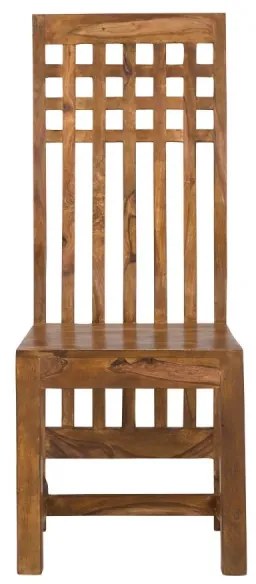 furniture-nabytek.cz - Masívna stolička Castello z palisandru, lakovaná, hnedá – sada 2 ks