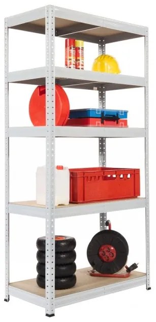 Trestles Policový regál 1800x1200x600mm, nosnosť 1750kg Farba: sivá RH6012-5-SEDA