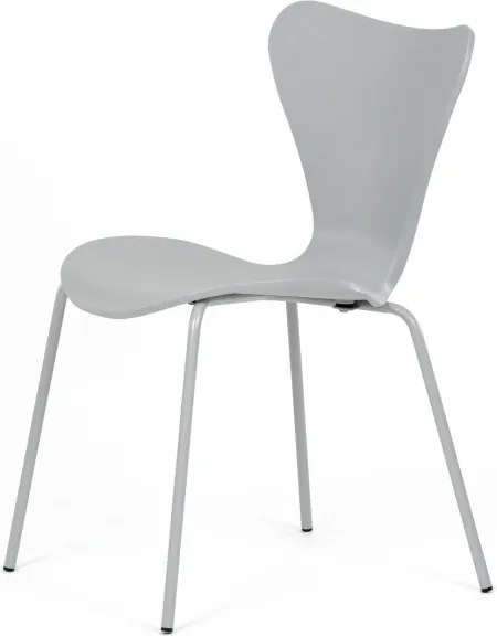 Jedálenská stolička sivá CT-X7034 GREY