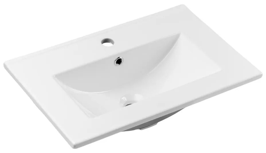 COMAD UM-2060RB DANCE 60-DP - Zapustené umývadlo DANCE 62x40 cm matná biela