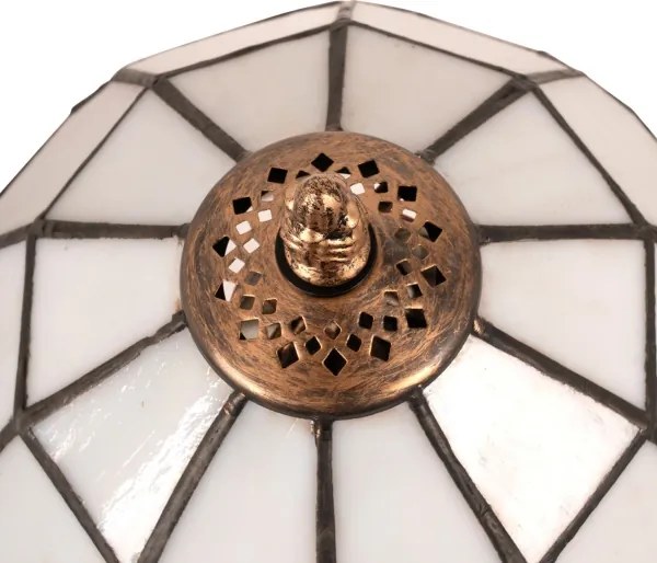 Brilagi - Tiffany vitrážová stolná lampa SIENNA 1xE27/60W/230V