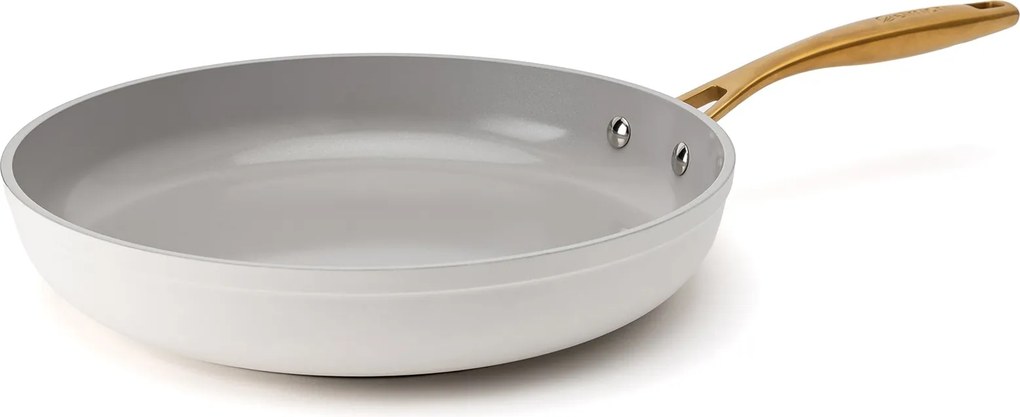 Elmich Nepriľnavá keramická panvica Zen Ø 26 cm – krémovozlatá