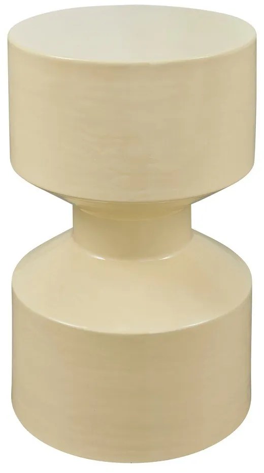 Kovový okrúhly odkladací stolík ø 30 cm Hidde – WOOOD