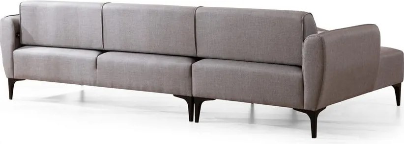 Svetlosivá rohová pohovka Belissimo, ľavý roh – Balcab Home