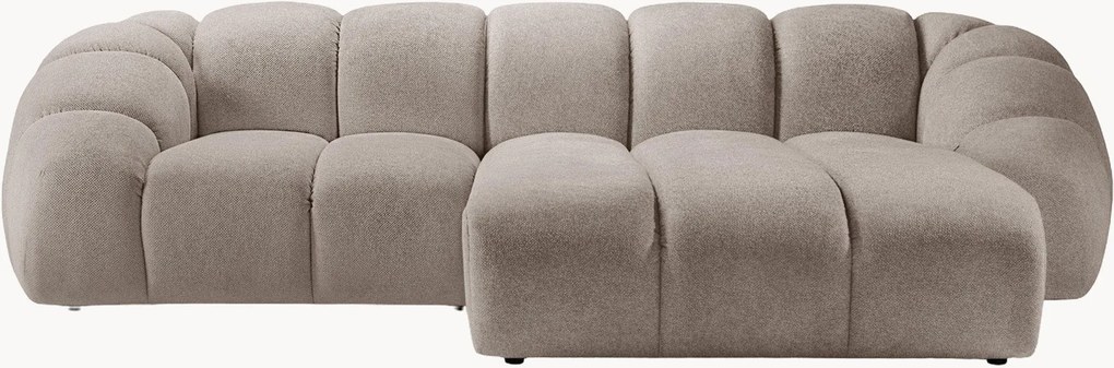 Rohová pohovka vo velúrovom vzhľade Diana