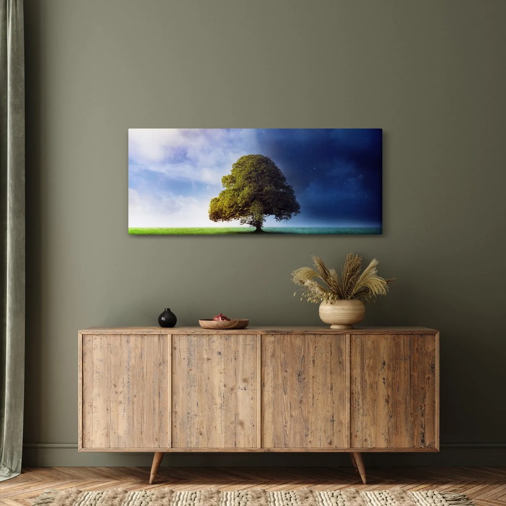 Obraz - Deň a noc (120x50 cm)