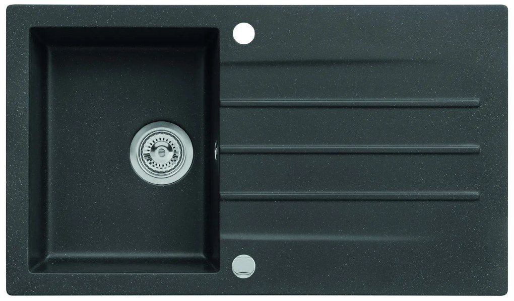 ALVEUS CZ CORTINA 130 - 91-černá (860x500mm)+sifon pop-up F