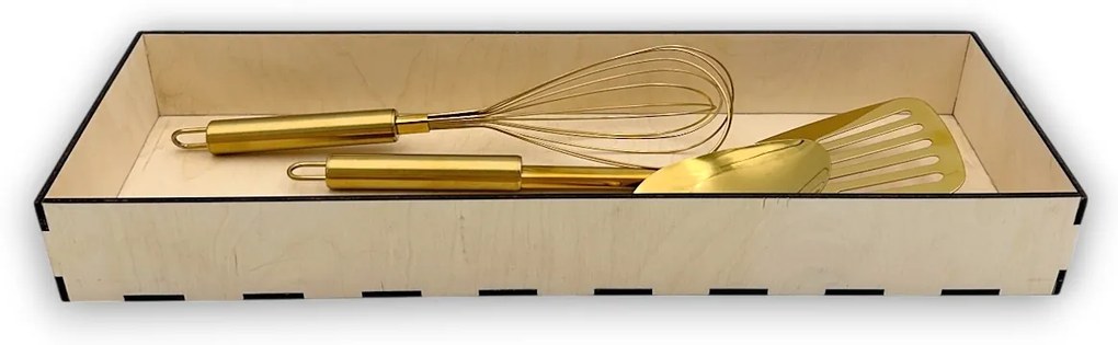 usporadejto.cz Organizér do zásuvky, vložka do zásuvky, drevený VASKY, 45,5 x 15 x 6 cm