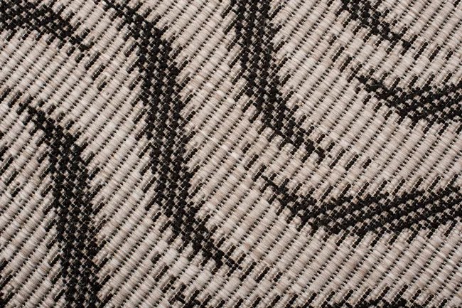Behúň Floorlux 20586 strieborný / čierny