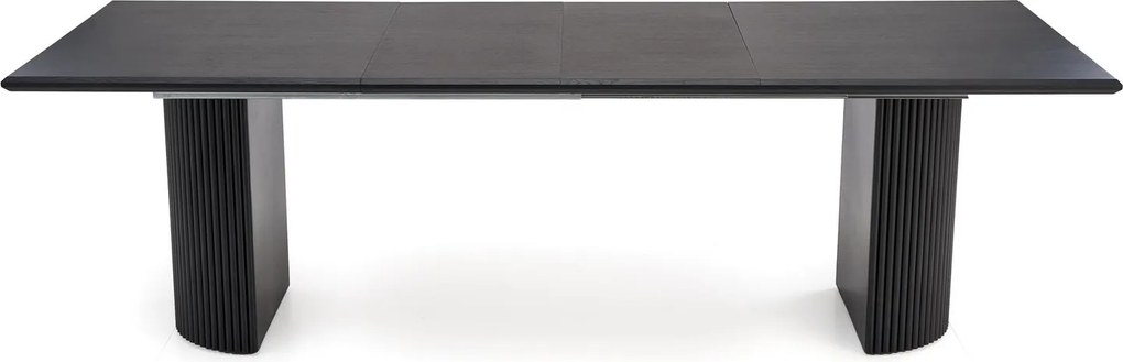 Rozkladací jedálenský stôl Bolero 160/250 cm dub prírodný/čierny
