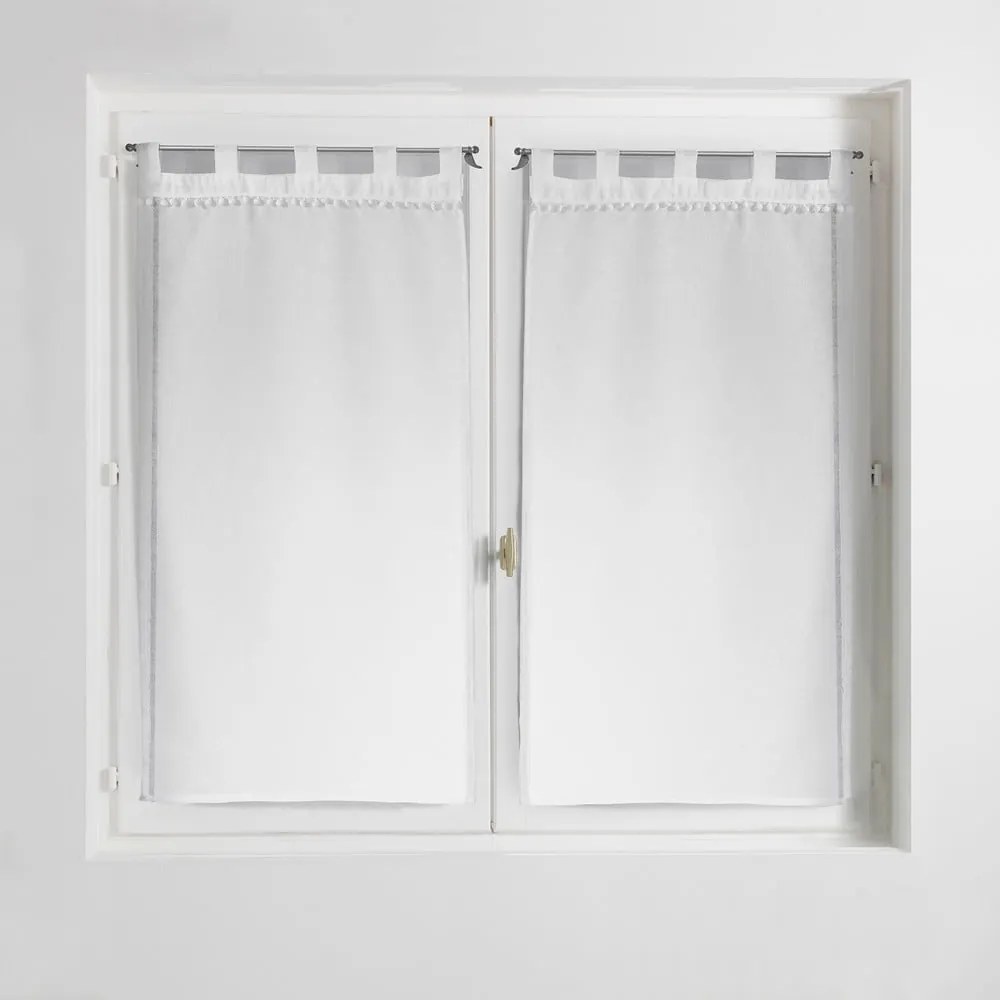 Biele voálové záclony v súprave 2 ks 60x90 cm Poupette – douceur d'intérieur