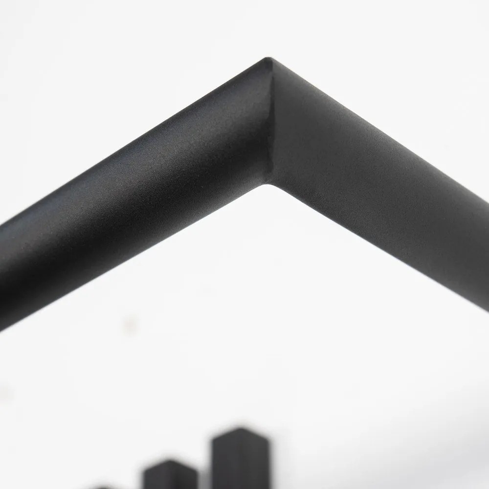 Čierny kovový nástenný vešiak 65 cm Senza – Spinder Design