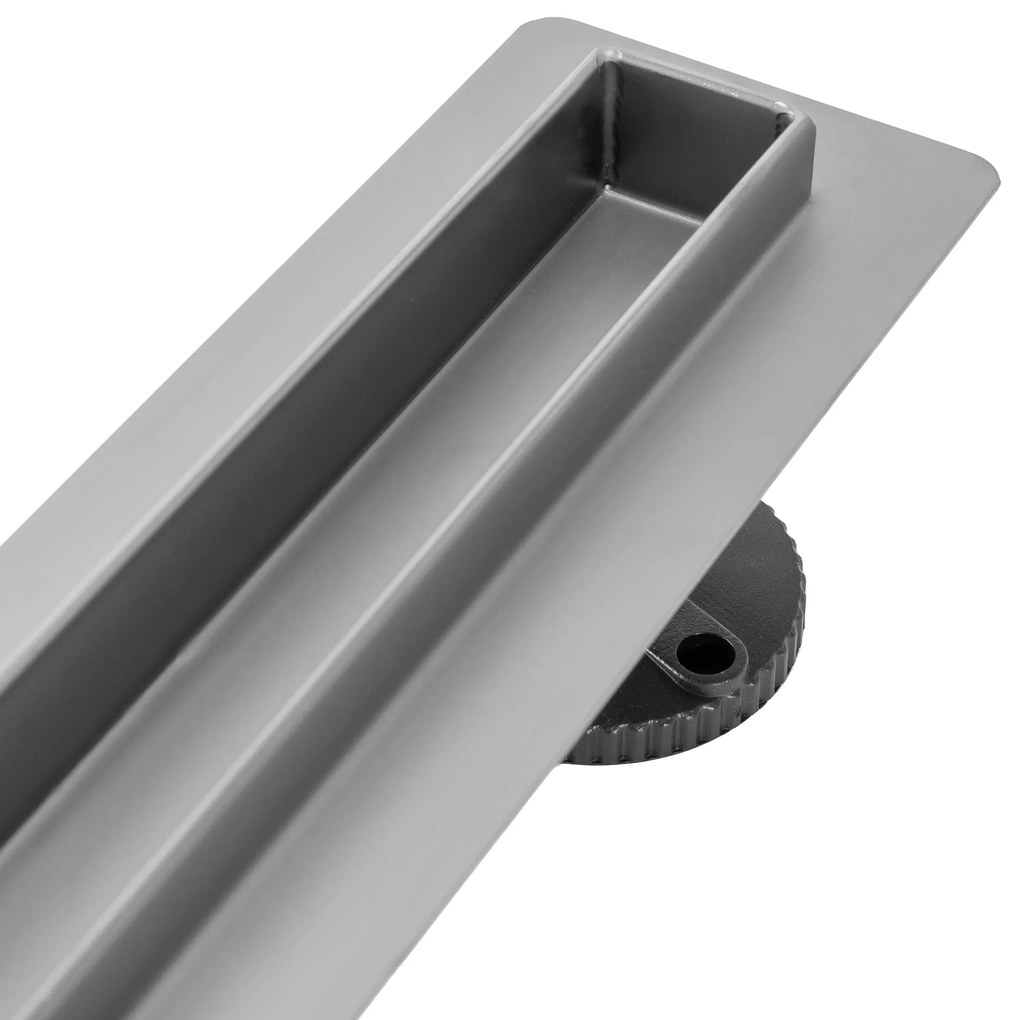 Rea Neo Slim Pro, lineárny odtokový žľab s 360stupňovým sifónom 90cm, nerez, REA-G8403