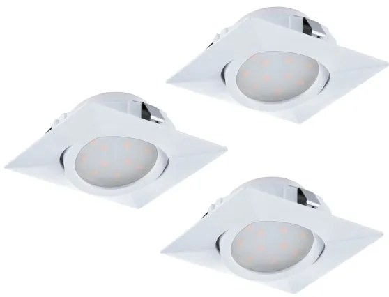 Eglo 95844 - SADA 3x LED podhľadové svietidlo PINEDA 1xLED/4,9W/230V