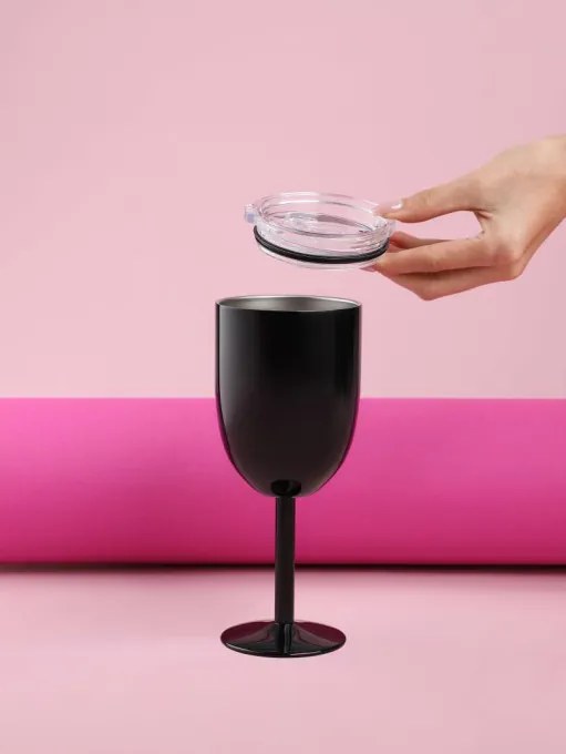 Pohár na stopke RONNE na víno 730498 360 ml