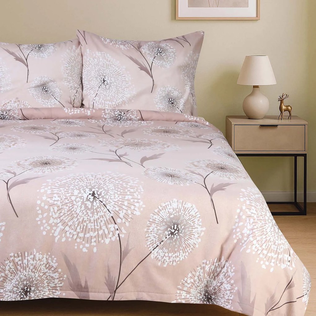 FLANELOVÉ OBLIEČKY FLANELOVE 180X200 CM, 2KS 70X80 CM VZOROVANÉ