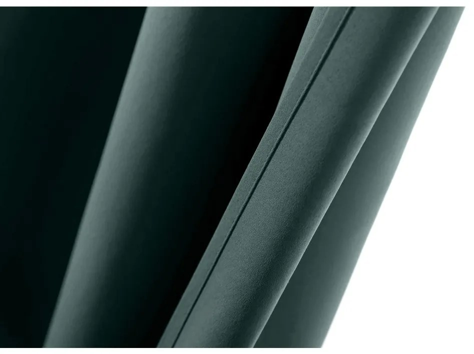 Tyrkysová záclona OXFORD 140x250 cm Zavesenie: Riasiaca páska