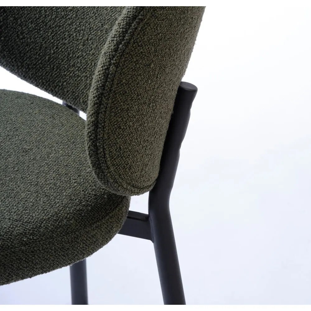 Zelené jedálenské stoličky v súprave 2 ks Swan – Unique Furniture