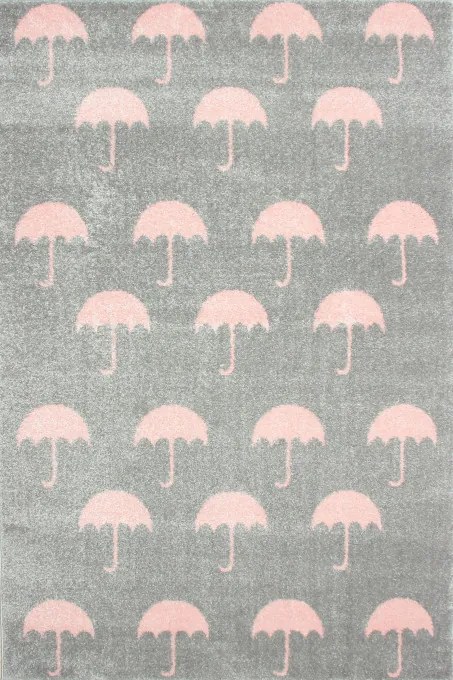 Detský koberec Kiddy 5075GP sivý