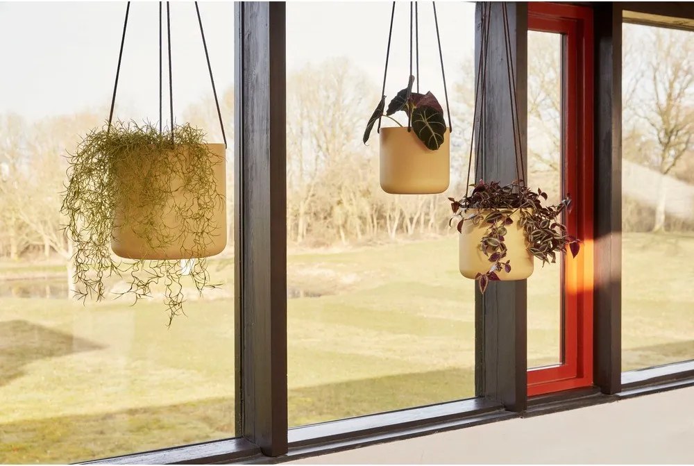 Kovové závesné a nástenné obaly na kvetináče v súprave 3 ks ø 25 cm Bloom – Hübsch